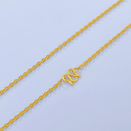 【限时克减150元】足金999.9 O字链项链(XL00008-09)预售产品下单后不退款不退货不换货不补差价 商品图0