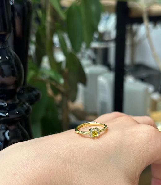 特！绝美招财金色小方糖戒指开口可调节 商品图14