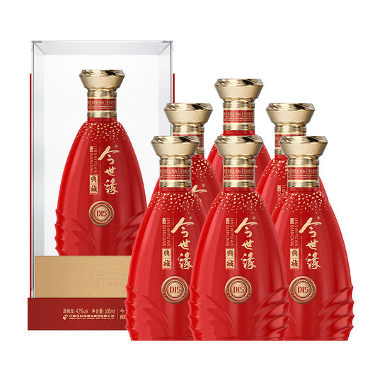 【酒厂直营】今世缘浓香型白酒典藏15 整箱42度500ml*6 商品图1