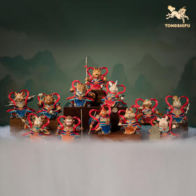 铜师傅 铜摆件《国风璀璨十二生肖》客厅桌面玄关摆件家居装饰品