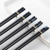 LT10-YK89064J客满多金富玉黑曜石合金筷10双装【不支持补差，非质量问题不退不换】S 商品缩略图2