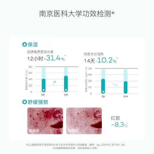 泊本透明质酸钠高保湿舒缓面霜50g 改善干燥补水舒缓修护皮肤屏障 心选到家 商品图2
