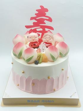 蟠桃贺寿【臻心好蛋糕】