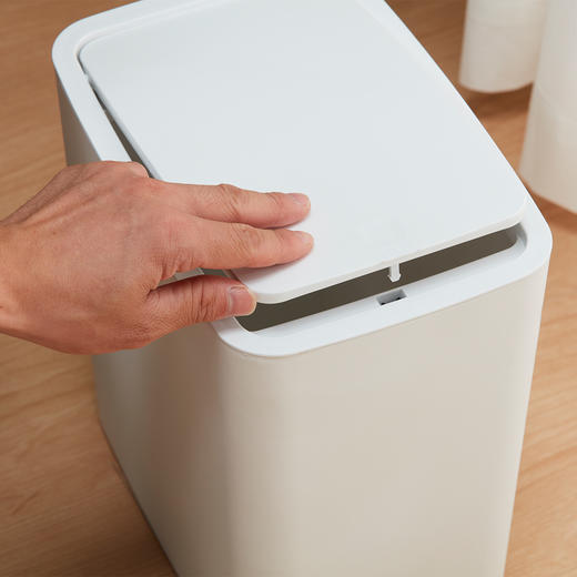 弹盖垃圾桶 安琪12L 白色 商品图1