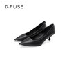 Dfuse迪芙斯2024春季新款OL尖头简约通勤细高跟单鞋女DF41111055 商品缩略图0