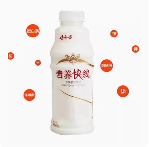 娃哈哈营养快线酸奶饮品椰子味350gx8瓶整箱【BC】【QC】 商品图2