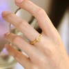 特！绝美招财金色小方糖戒指开口可调节 商品缩略图8