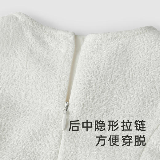 【商场同款】英氏典雅连衣裙轻奢羊毛小礼裙女宝背心裙春新款 商品图1