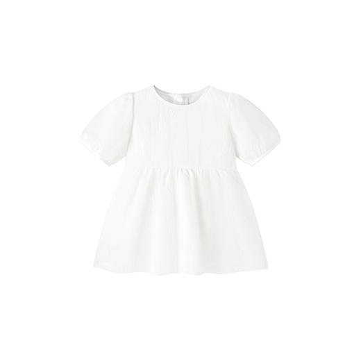 【商场同款】英氏童装连衣裙春夏新款小白裙女宝柔软透气裙子 商品图4