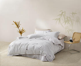 罗莱 尚 熊猫滚滚 四件套