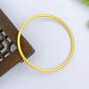【限时克减150元】足金999.9 【油亮版本】古法半空心固口内平外弧素圈手镯光圈手镯（面宽约2.9-3.3mm）(AIGFSZ00438-1)（预售产品下单后不退款不退货不换货不补差价） 商品缩略图1