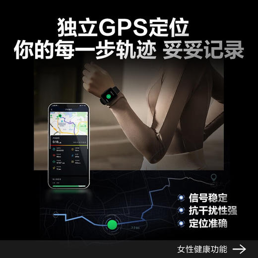 SKG智能手表 V9系列1代豪华款 心电记录仪血氧检测长续航防尘防水运动健康监测多功能高端 商品图4