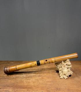 竹根髹红漆尺八，顺丰包邮