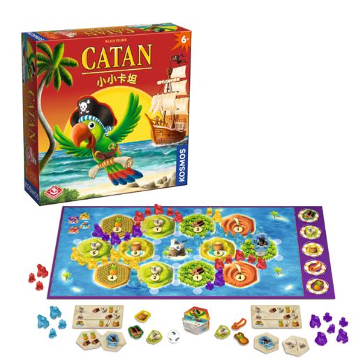 栢龙 BRPADWAY 经典桌游 《小小卡坦》 适玩年龄6岁+ 殿堂名作 合家欢乐 经营策略 休闲-BW0470-J 商品图1