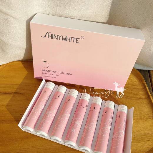 【新升级】【白番茄 焕白 紧致 提亮】 胶原镁白亢糖饮 14瓶/盒  新加坡SHINYWHITE 有效期到26年6月 商品图0