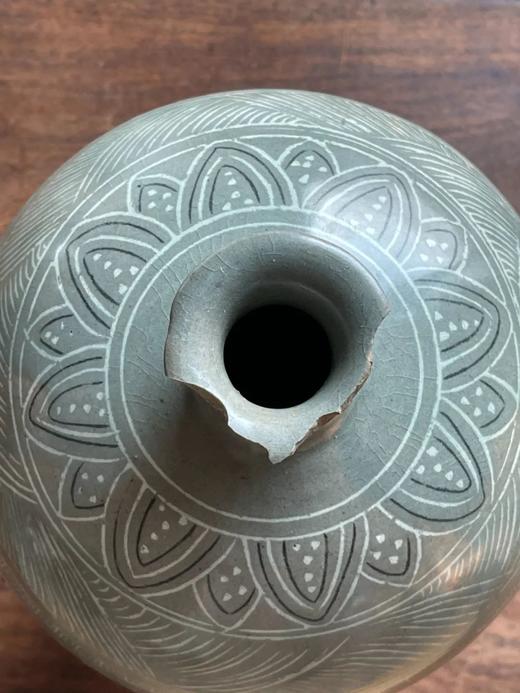 象嵌青瓷龟甲纹梅瓶，顺丰包邮 商品图3