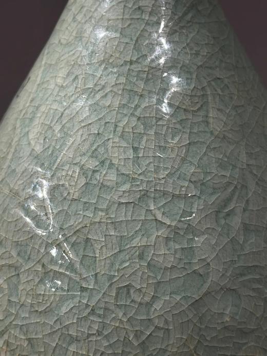 象嵌詩文刻花卉纹青瓷葫芦瓶，顺丰包邮 商品图6