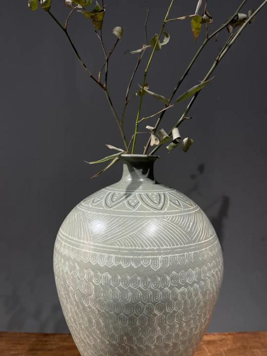 象嵌青瓷龟甲纹梅瓶，顺丰包邮 商品图6