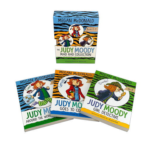 稀奇古怪小朱迪7-9册盒装 英文原版 Judy Moody The Mad Rad Collection 儿童英语桥梁章节书 课外阅读书籍梅甘麦克唐纳 商品图2