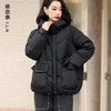 今年流行的羽绒服女冬季2023新款时尚气质显瘦短款大码面包服外套 商品缩略图2