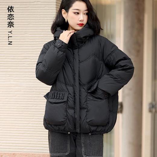 今年流行的羽绒服女冬季2023新款时尚气质显瘦短款大码面包服外套 商品图2