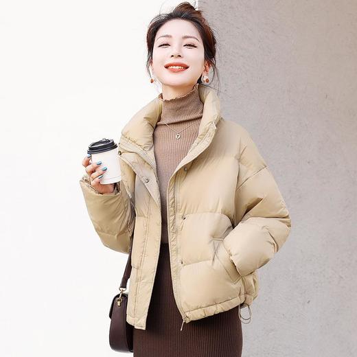 短版羽绒衣女冬季2023新款泡芙感轻薄小个子显瘦时尚气质棉服外套 商品图1