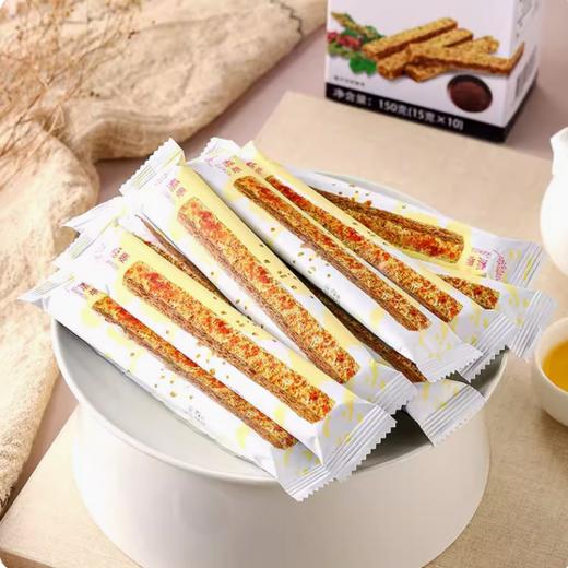 藜麦棒状饼干黑芝麻风味非油炸健康休闲零食素咖云超台湾素食便携 商品图1