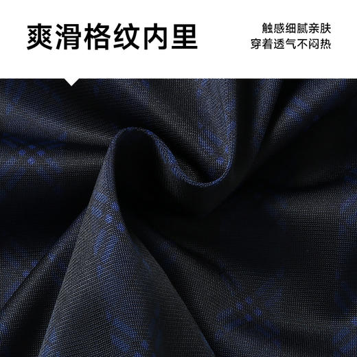 【新款DLC】大依优型大码男翻领夹克拉链外套男商务休闲加肥加大夹克上衣胖子显瘦 商品图3