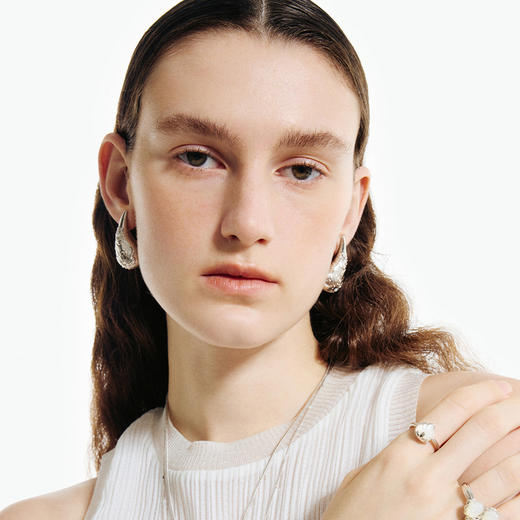 ATELIERSÓ x deepmoss 24SS 合作系列-水滴大耳钉 商品图7