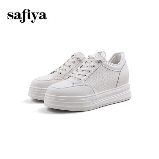 超值精选 | Safiya/索菲娅2023厚底增高运动休闲板鞋小白鞋 SF33912215 商品图5
