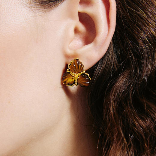 ATELIERSÓ x deepmoss 24SS 合作系列-三花耳钉 商品图1