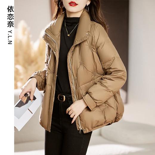 羽绒服女短款小个子2023冬季新款面包服欧货显瘦气质时尚休闲外套 商品图0