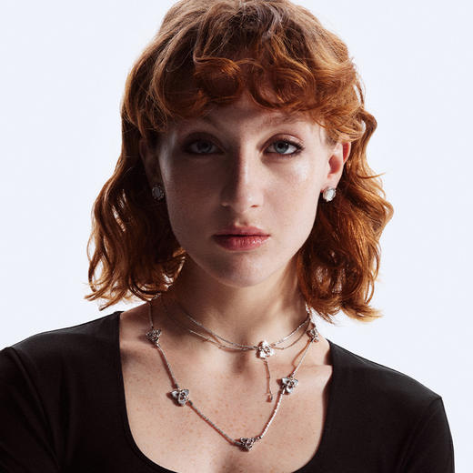 ATELIERSÓ x deepmoss 23AW 合作系列-三花双层项链 商品图4