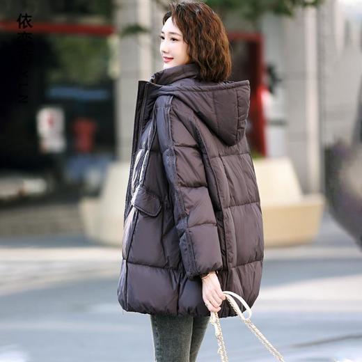 大码羽绒服女冬季2023新款气质洋气版型好看保暖白鸭绒面包服外套 商品图2