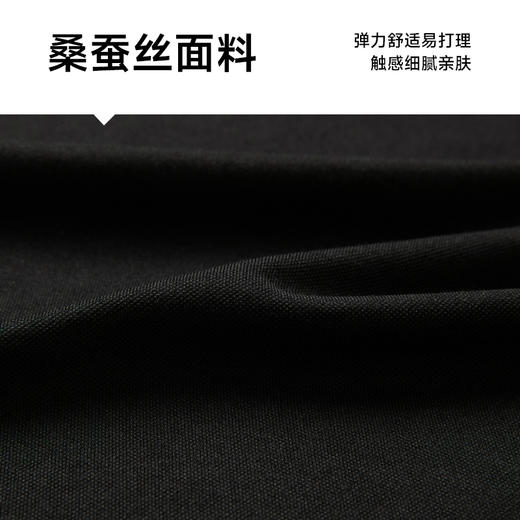 【Q】【桑蚕丝】【新款DSZ】大依优型大码长袖Polo衫T恤加肥加大肥佬休闲商务宽松透气上衣打底 商品图3