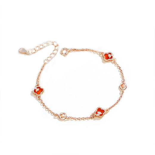 【四叶小幸运】S925银四叶草手链【JHY-A000590M】 商品图4