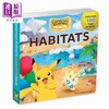 【中商原版】宝可梦 关于栖息地 Pokemon Primers Habitats Book 英文原版 儿童纸板书 卡通动画绘本 翻翻书图画书 进口童书 商品缩略图0