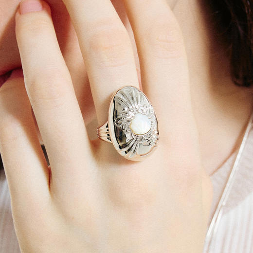 ATELIERSÓ x deepmoss 24SS 合作系列-蛋型戒指 商品图5