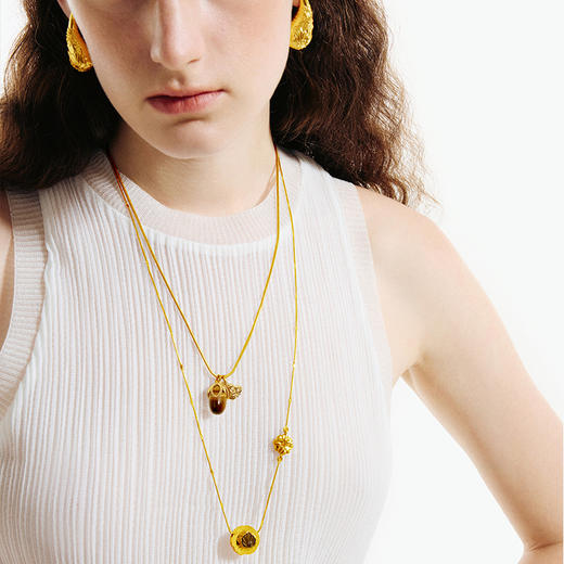 ATELIERSÓ x deepmoss 24SS 合作系列-圆珠长项链 商品图3
