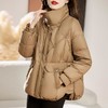 羽绒服女冬季2023年新款短款显瘦时尚妈妈轻薄立领大码冬装外套潮 商品缩略图3