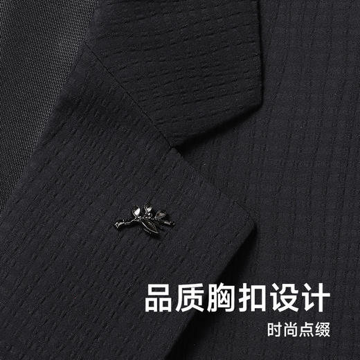 【竹纤维】【新款DDS】大依优型大码男装两粒扣西服外套休闲商务加肥加大上衣男士正装潮 商品图2