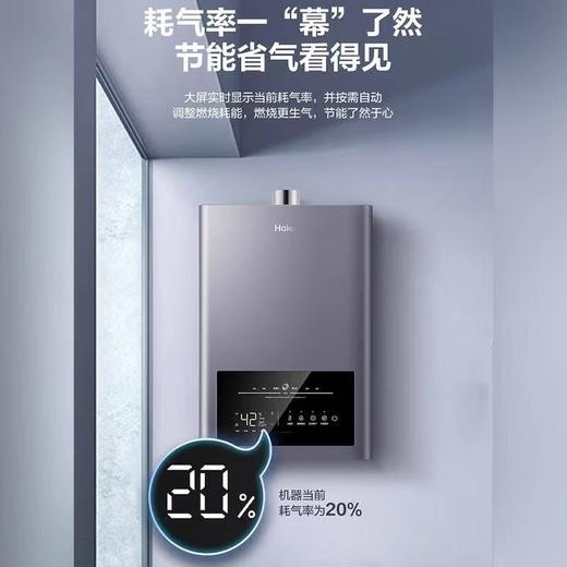 海尔18L天然气热水器JSQ34-18MAXBDU1增压零冷水磁化净水水气双调恒温 商品图0