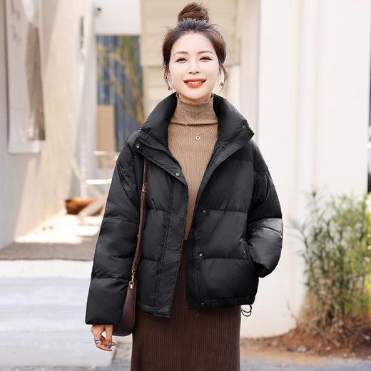 短版羽绒衣女冬季2023新款泡芙感轻薄小个子显瘦时尚气质棉服外套 商品图3