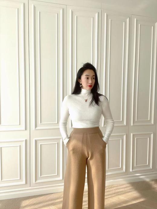 3色100%澳洲美丽奴羊毛直筒裤（春节后发货）LSQ 商品图6