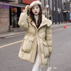 羽绒服女冬季中长版小个子2023新款女装时尚收腰显瘦韩版加厚外套 商品缩略图1