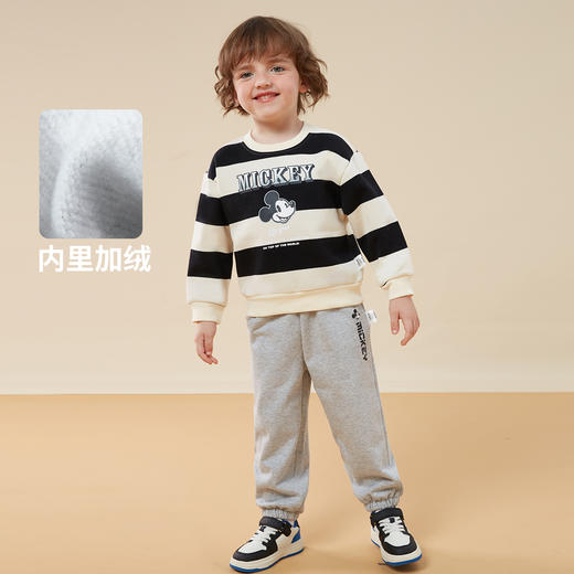迪士尼春秋季男童卫衣套装中大童上衣裤子童装卡通运动休闲套装ZD3CT015
 商品图3