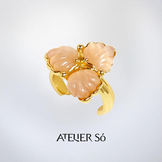 ATELIERSÓ x deepmoss 24SS 合作系列-三花戒指 商品图3