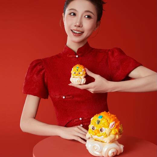 好事发生！【东来也】 《祥龙献瑞》《招财纳福》龙年生肖国潮手办原创周边摆件 商品图5