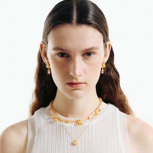 ATELIERSÓ x deepmoss 24SS 合作系列-三花吊坠耳钉 商品图7