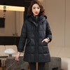 羽绒服女中长款2023年新款轻薄时尚欧货洋气妈妈显瘦气质冬装外套 商品缩略图1